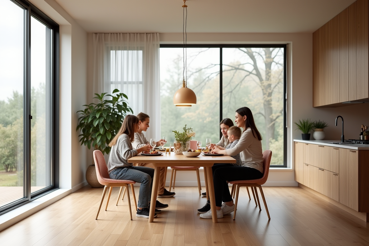 Largeur minimale requise pour une salle à manger confortable